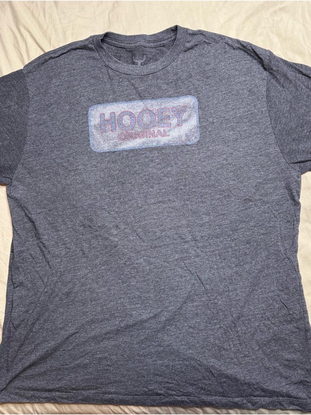 Hooey Original Men's Heather Gray Logo T-Shirt XL
